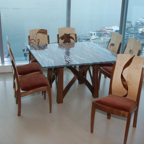 Barton Dining Table with Lopez Chairs