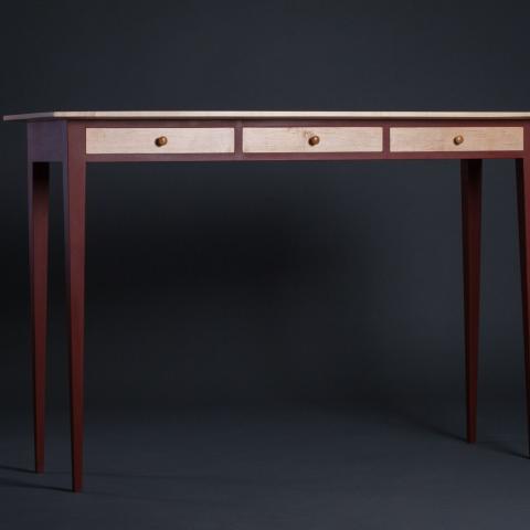 Red Hall Table