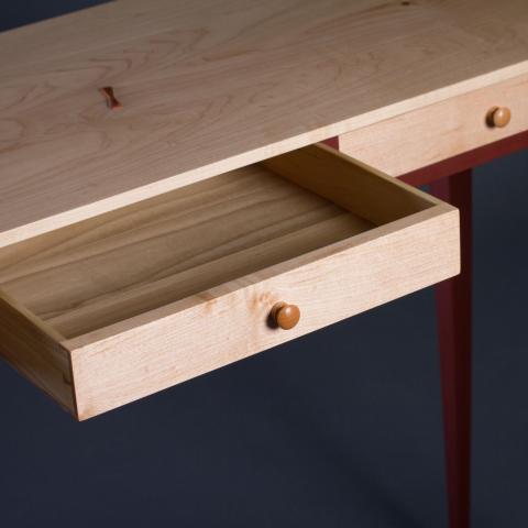 Red Hall Table