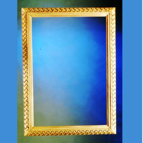 Basket Weave Mirror Frame