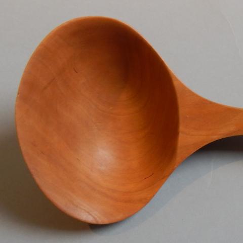 Hand Carved Wooden Ladle
